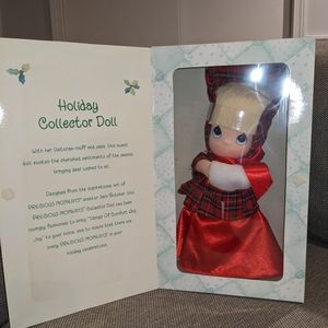 Precious moments holiday collector doll